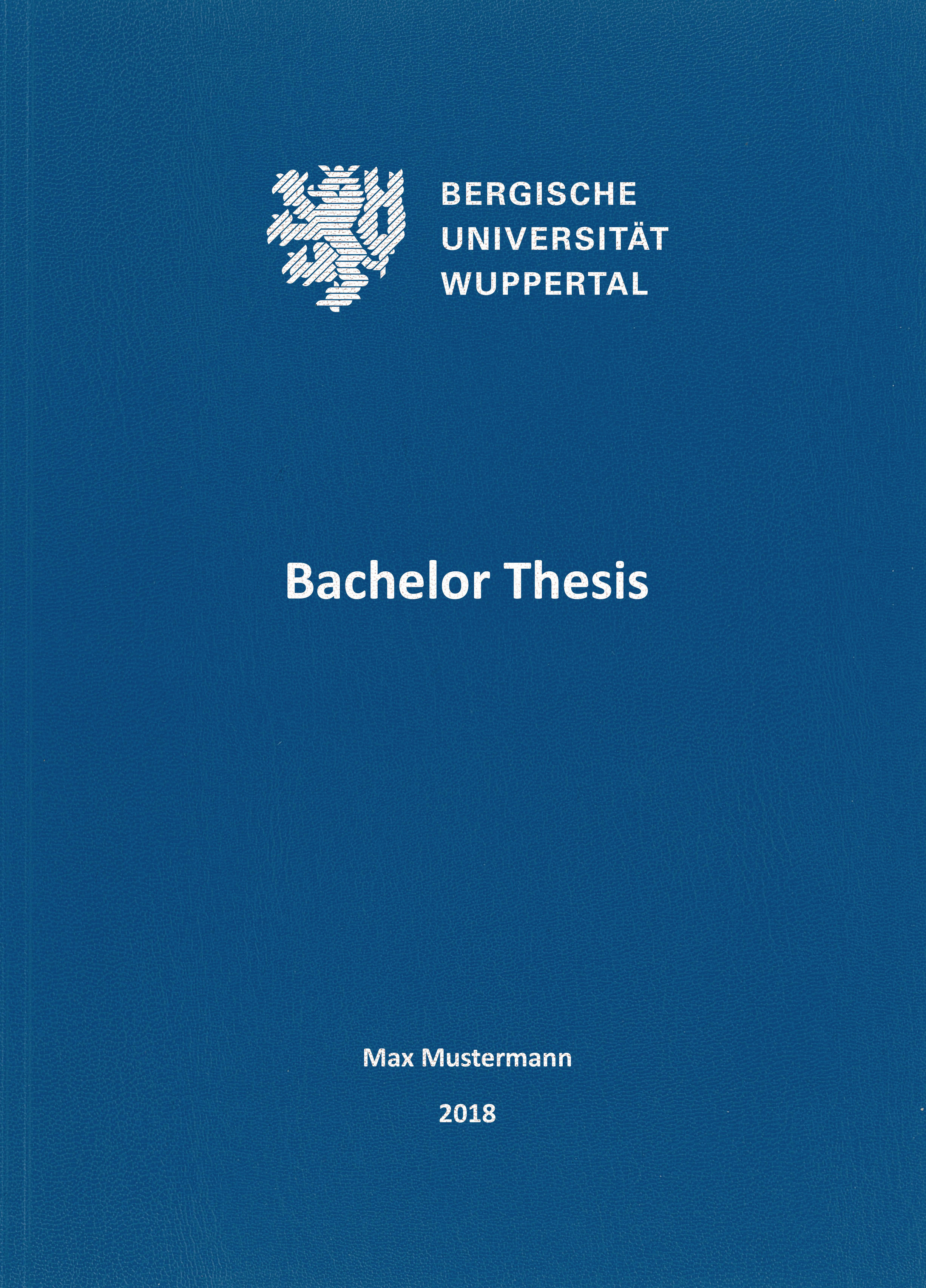 bachelor thesis anmelden uni wuppertal
